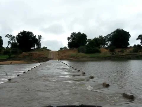 Impassable bridge cuts off minority Tshangaan tribe